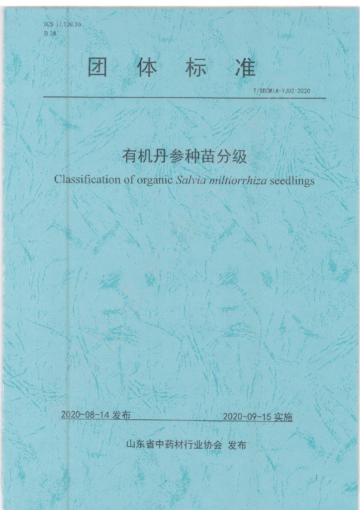 T/SDCMIA YJ02-2020 标准预览