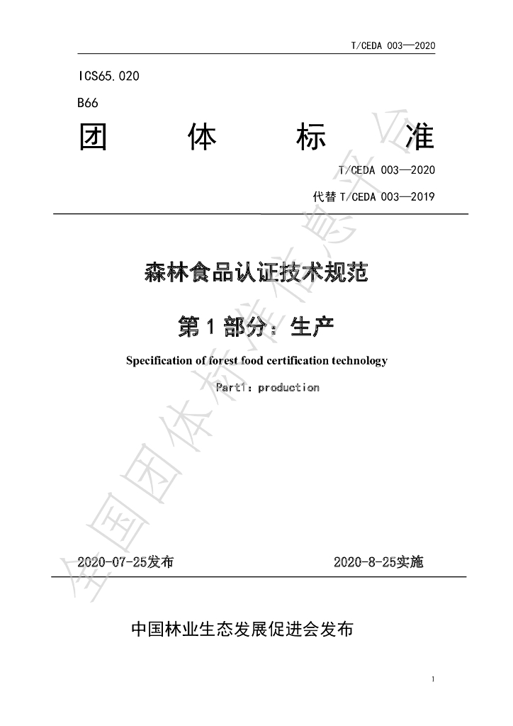 T/CEDA 003-2020 标准预览