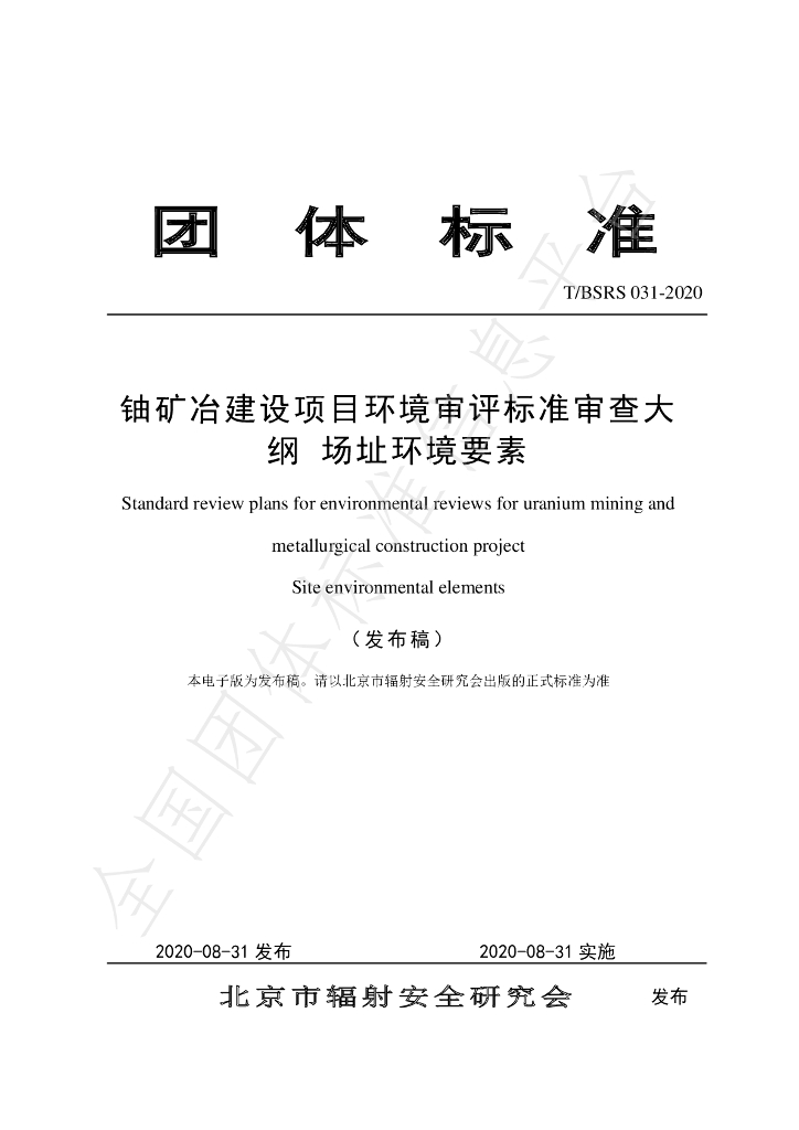 T/BSRS 031-2020 标准预览