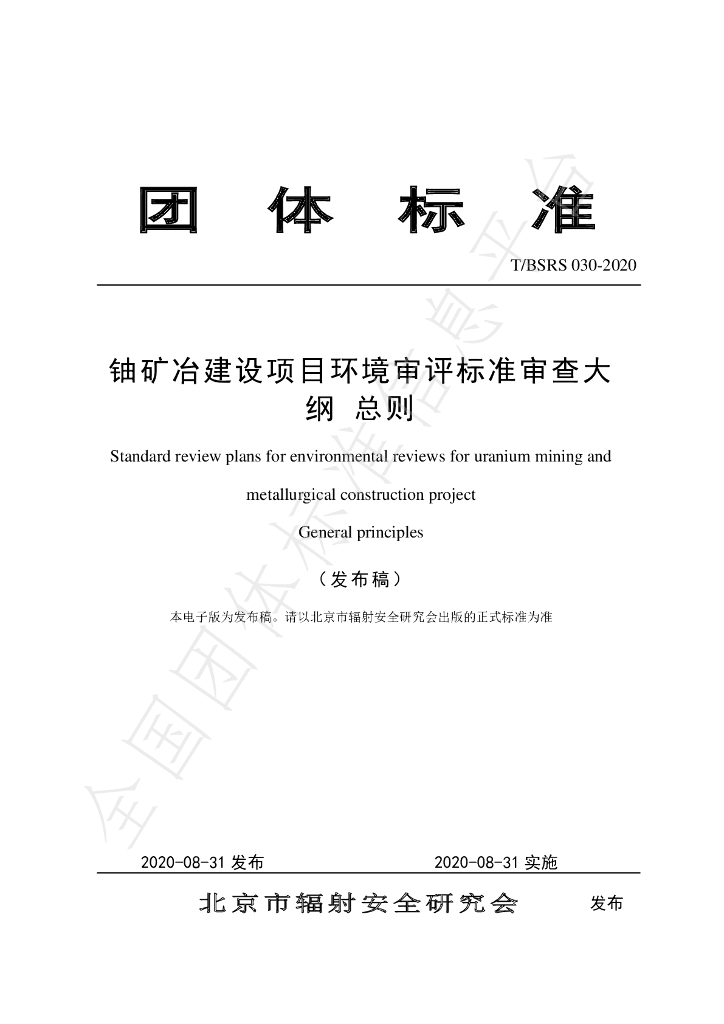 T/BSRS 030-2020 标准预览