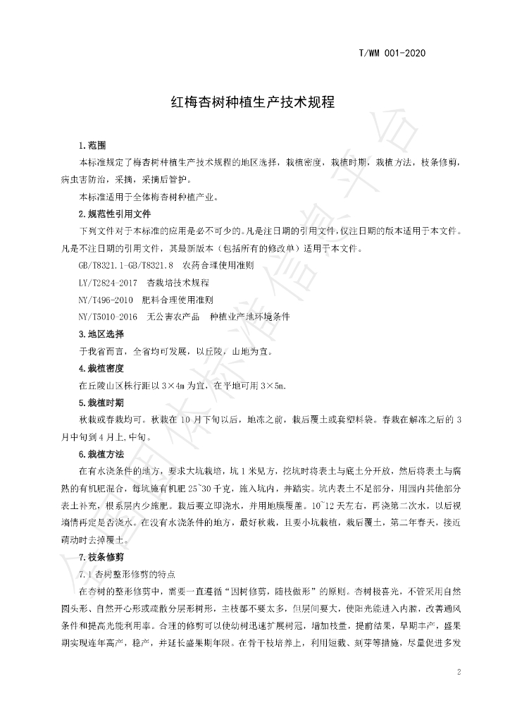 T/WM 001-2020 标准预览