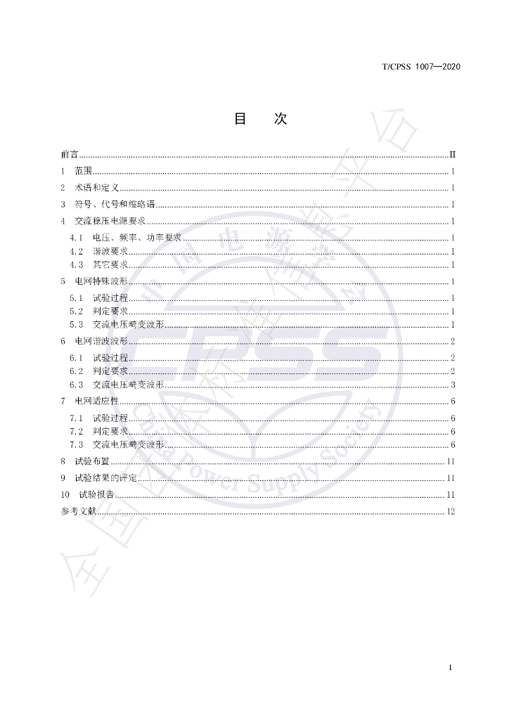 T/CPSS 1007-2020 标准预览