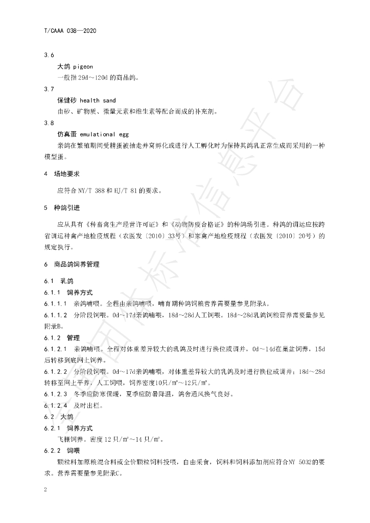 T/CAAA 038-2020 标准预览