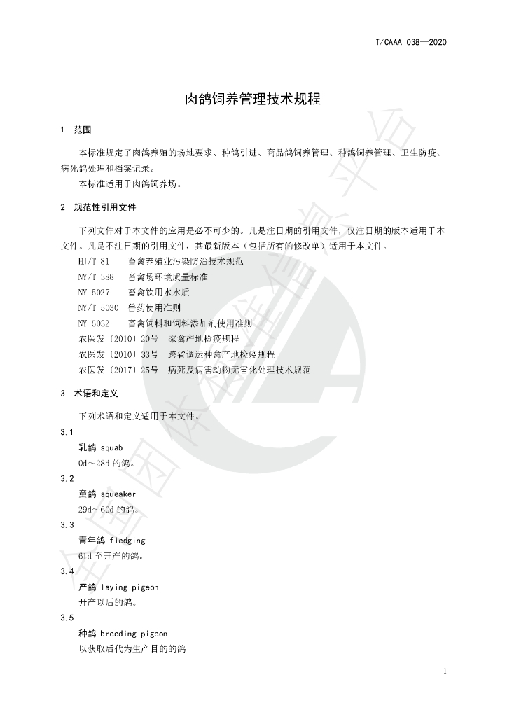 T/CAAA 038-2020 标准预览
