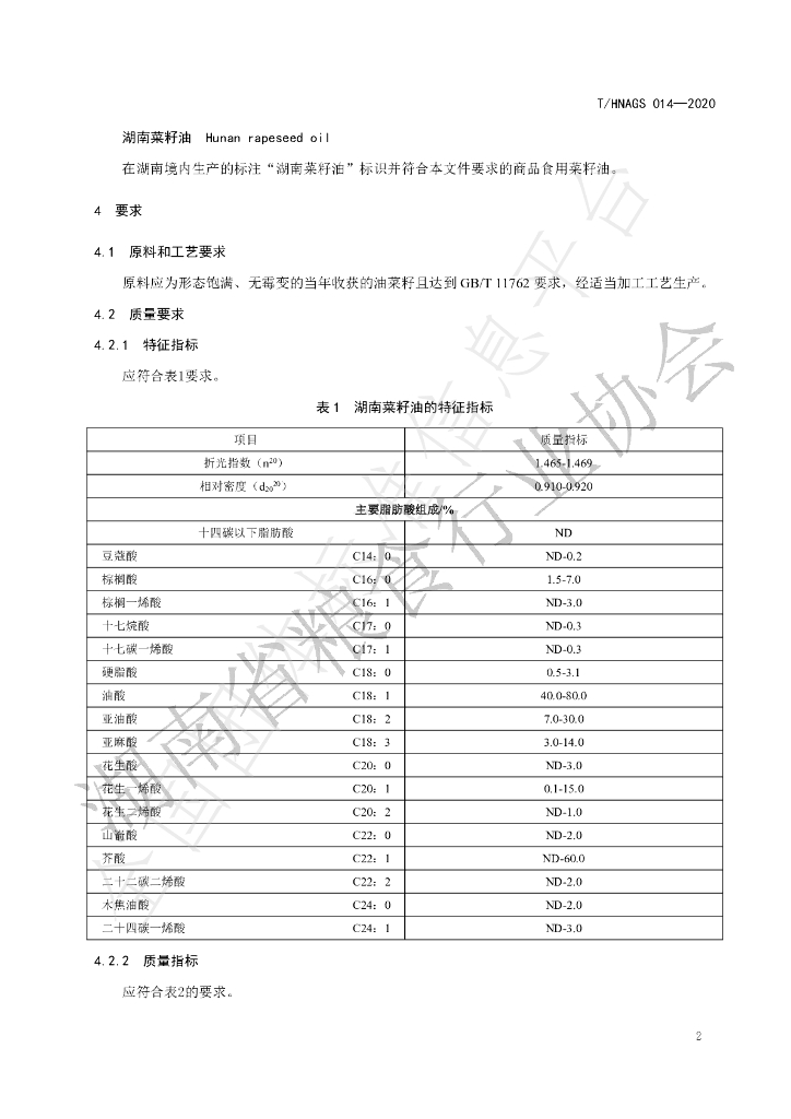 T/HNAGS 14-2020 标准预览