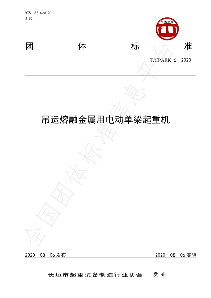 T/CPARK 6-2020 标准预览