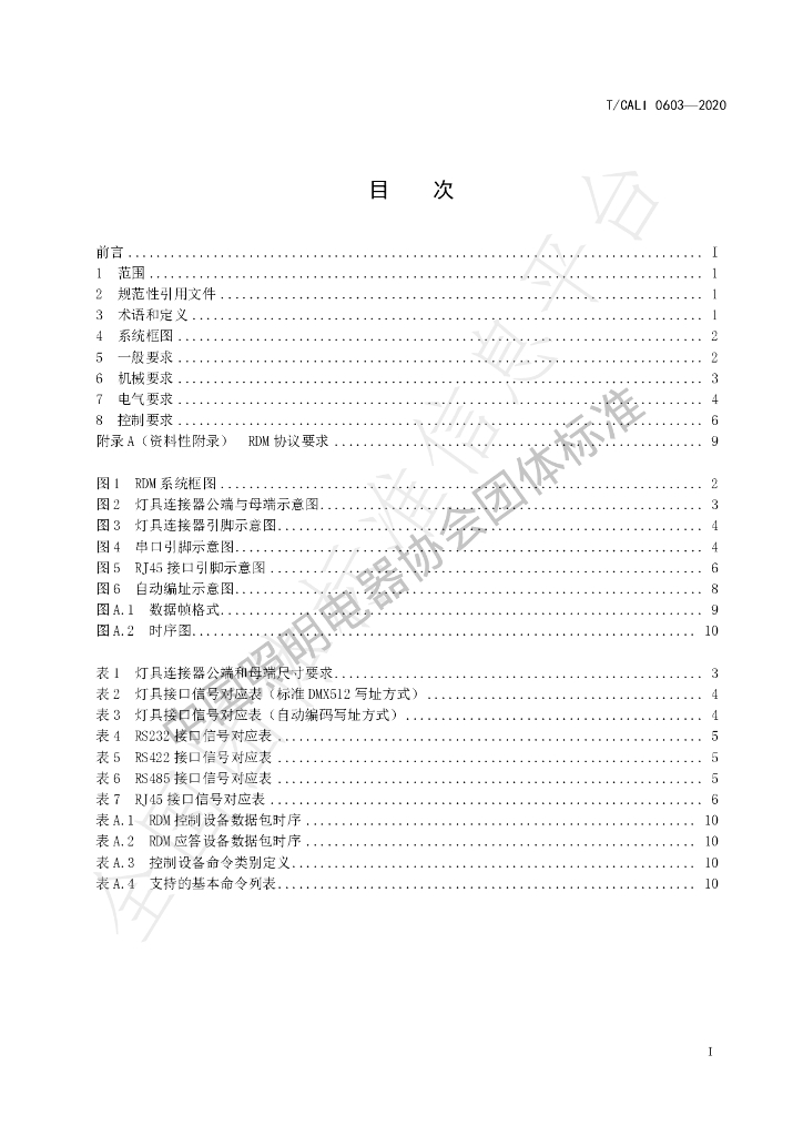 T/CALI 0603-2020 标准预览