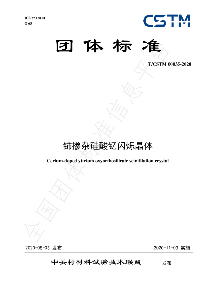 T/CSTM 00035-2020 标准预览