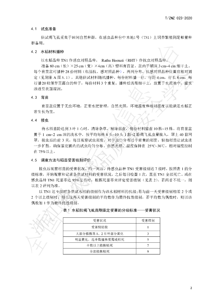 T/ZNZ 023-2020 标准预览
