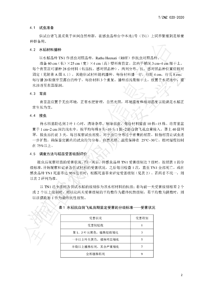T/ZNZ 020-2020 标准预览
