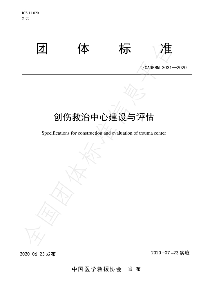 T/CADERM 3031-2020 标准预览