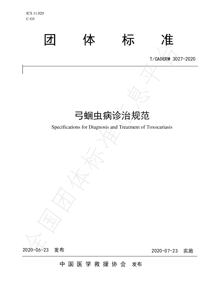 T/CADERM 3027-2020 标准预览