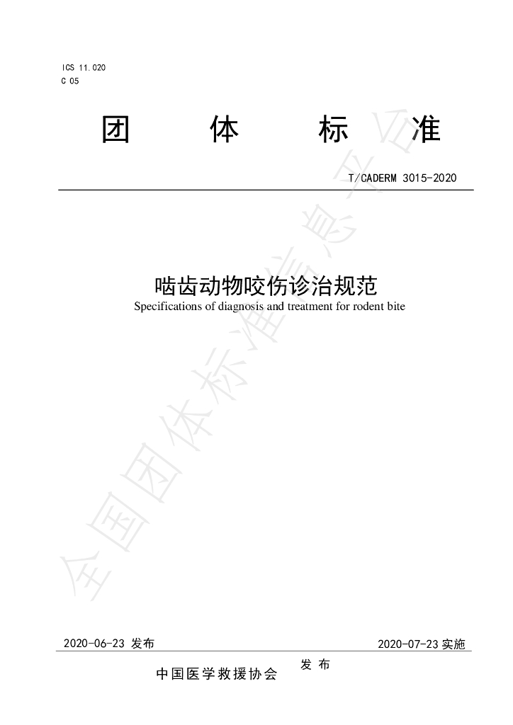 T/CADERM 3015-2020 标准预览