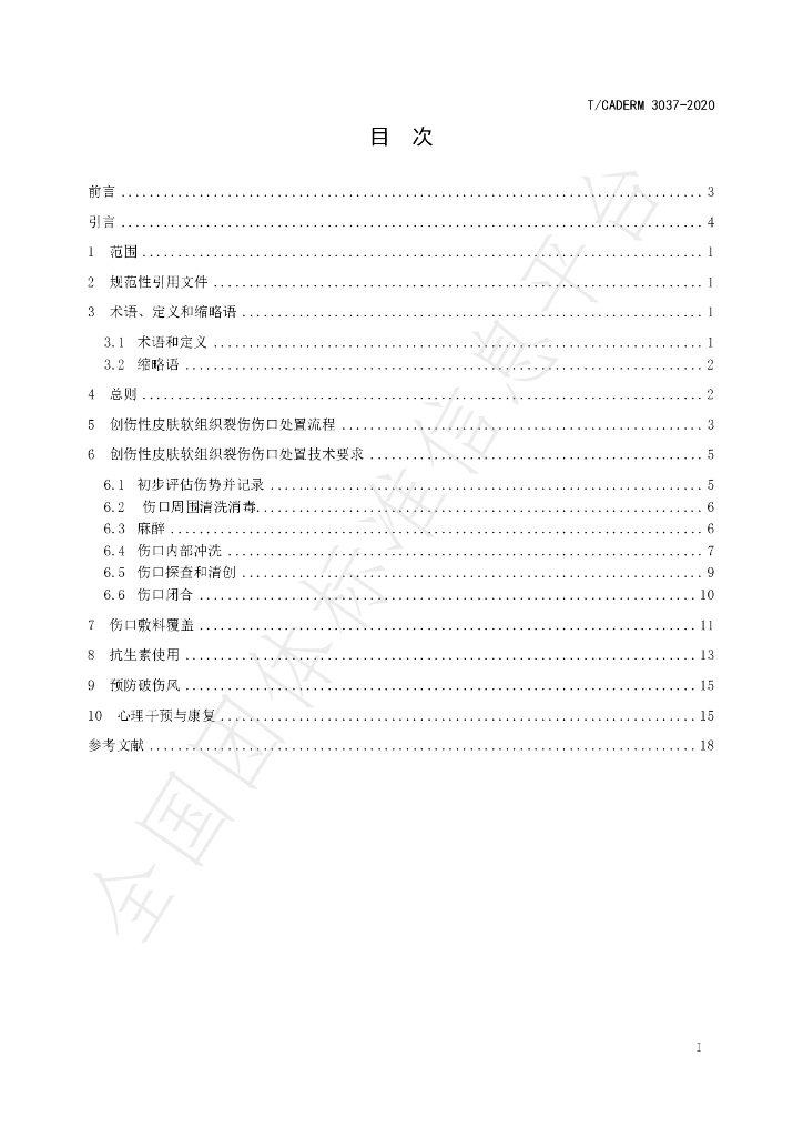T/CADERM 3037-2020 标准预览