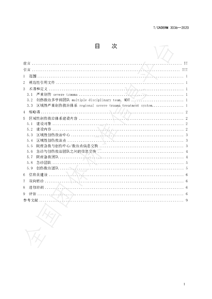 T/CADERM 3036-2020 标准预览