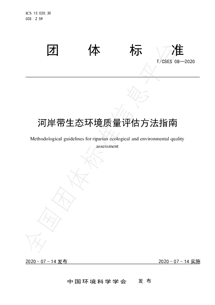 T/CSES 08-2020 标准预览