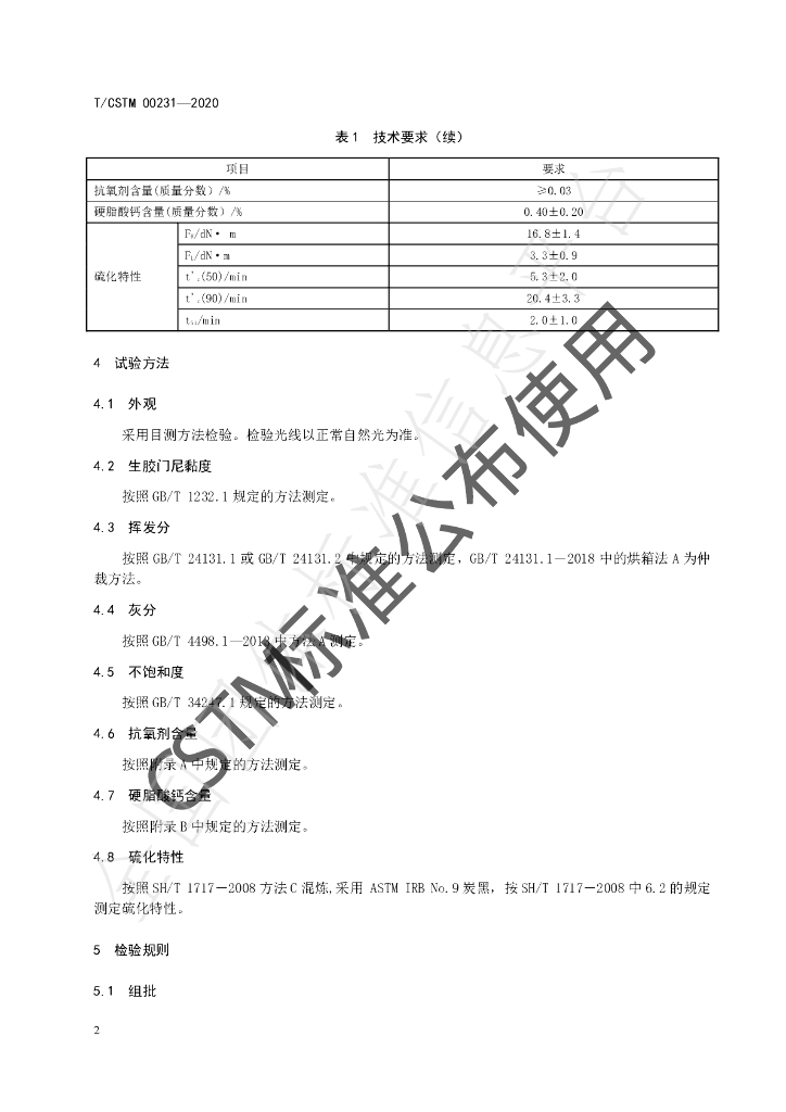 T/CSTM 00231-2020 标准预览