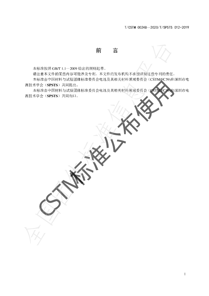T/CSTM 00248-2020 标准预览
