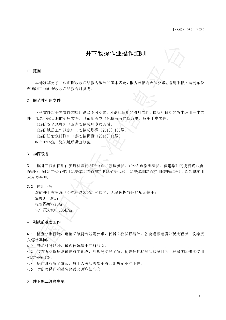 T/SXDZ 024-2020 标准预览