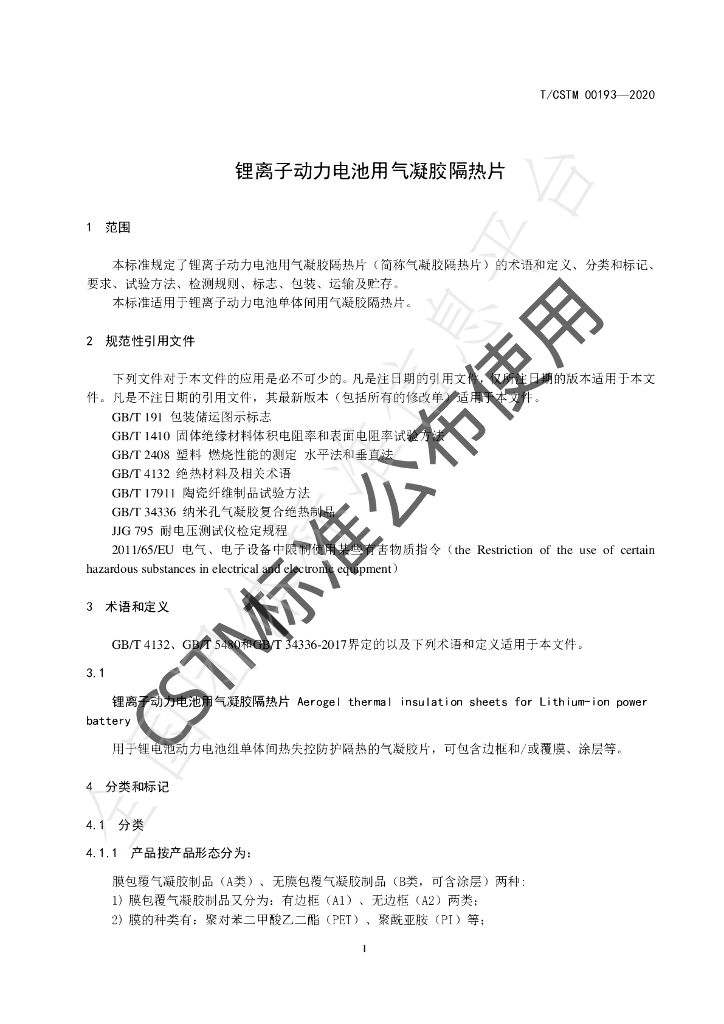 T/CSTM 00193-2020 标准预览