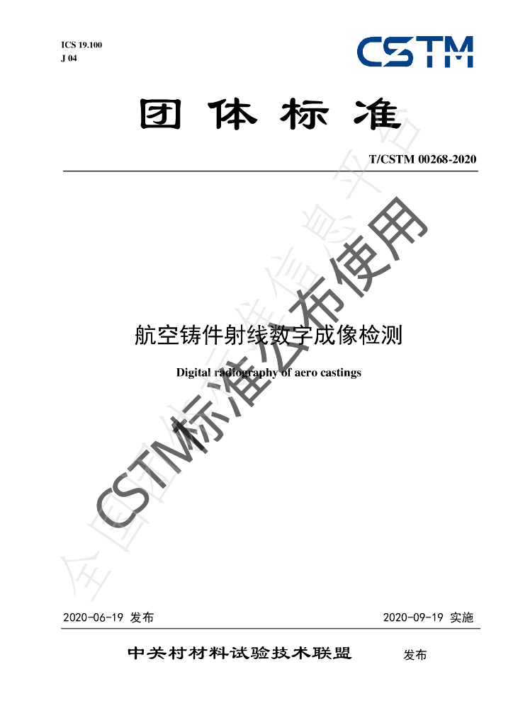 T/CSTM 00268-2020 标准预览