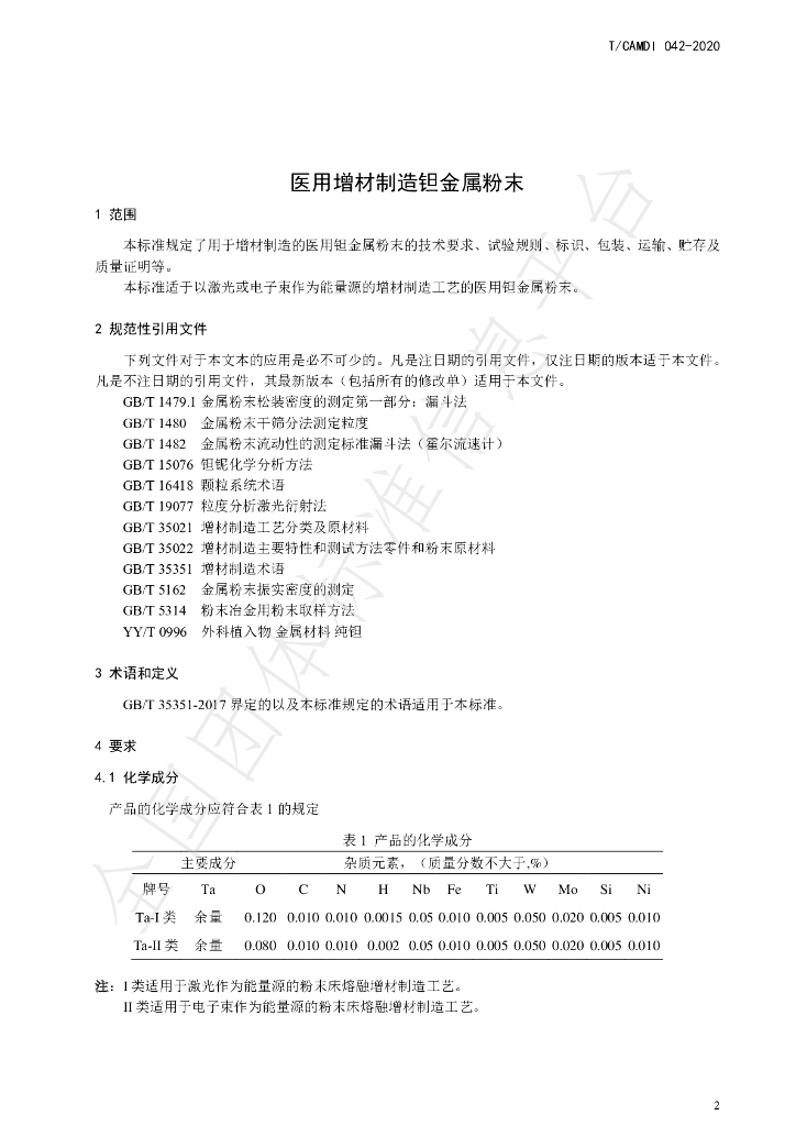 T/CAMDI 042-2020 标准预览