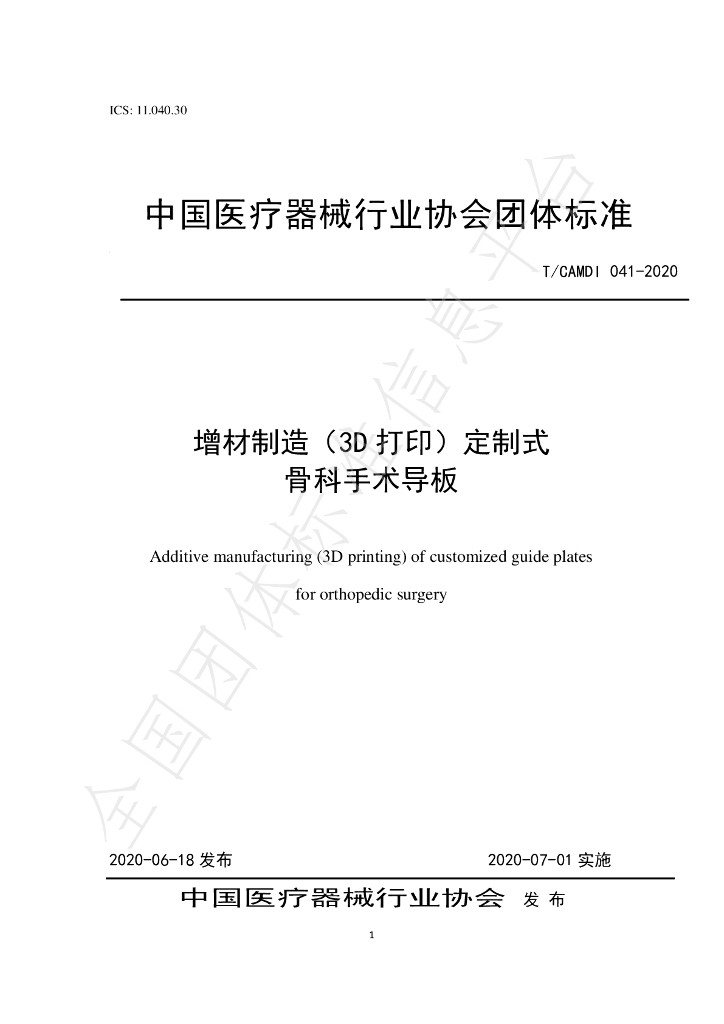 T/CAMDI 041-2020 标准预览