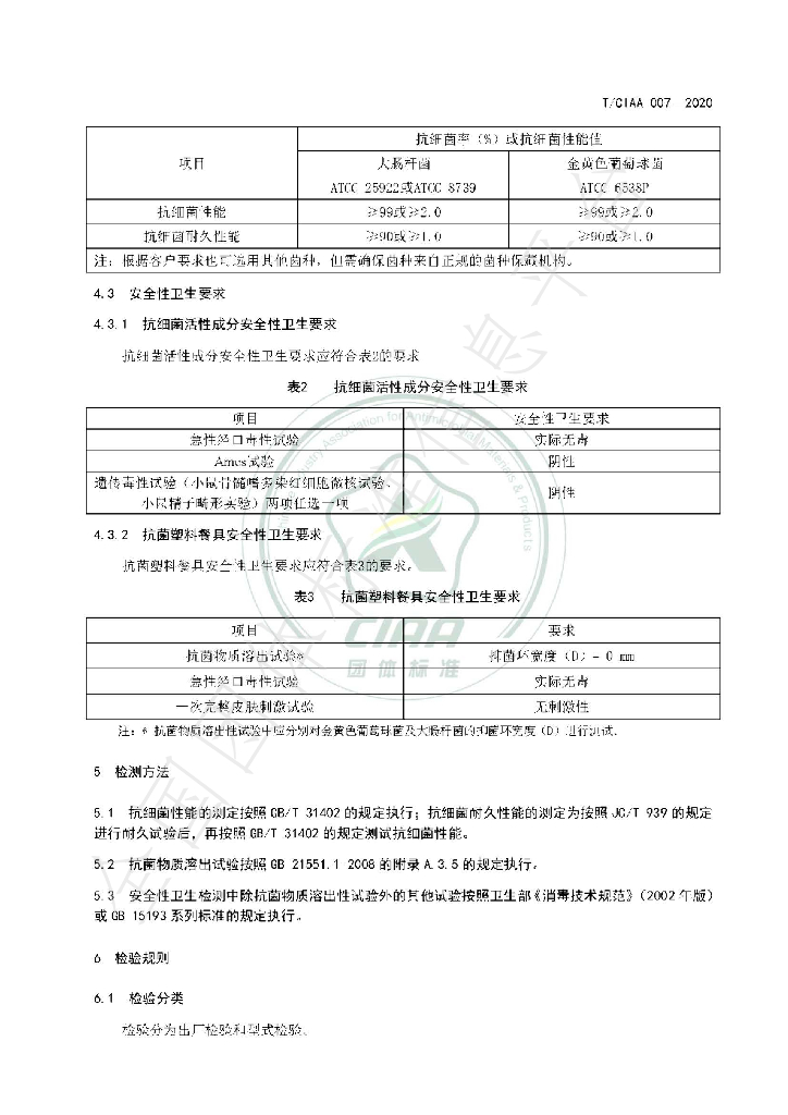 T/CIAA 007-2020 标准预览