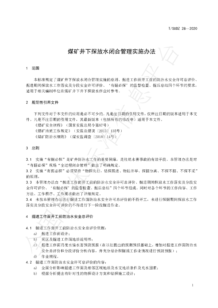 T/SXDZ 028-2020 标准预览