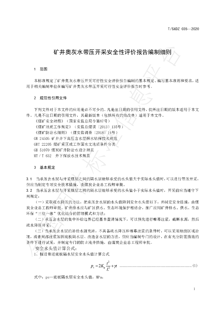 T/SXDZ 035-2020 标准预览
