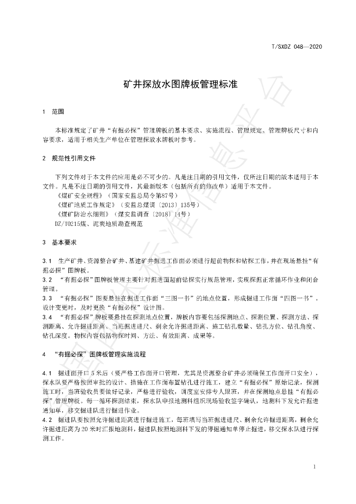 T/SXDZ 048-2020 标准预览