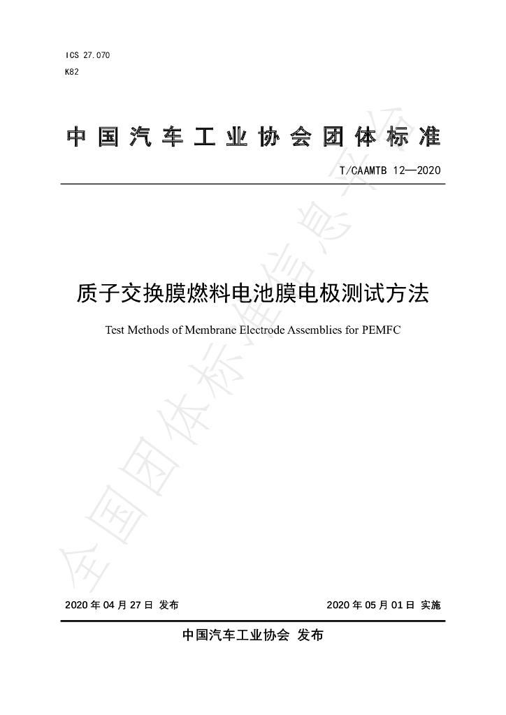 T/CAAMTB 12-2020 标准预览