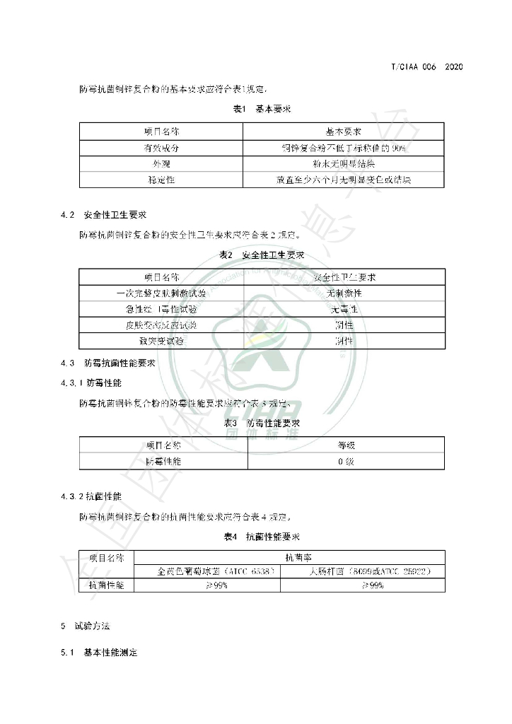 T/CIAA 006-2020 标准预览