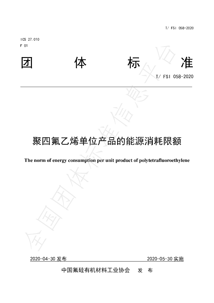 T/FSI 058-2020 标准预览