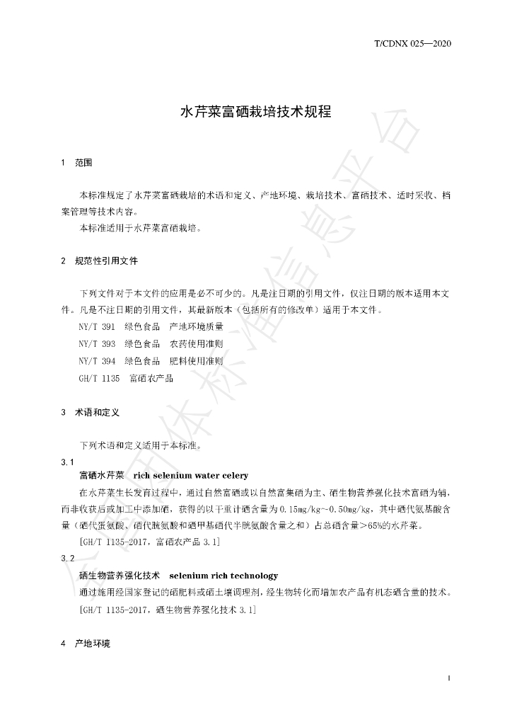 T/CDNX 025-2020 标准预览