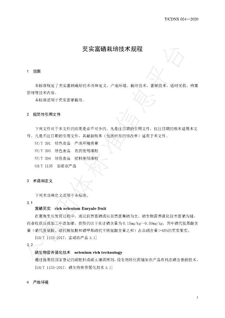 T/CDNX 024-2020 标准预览