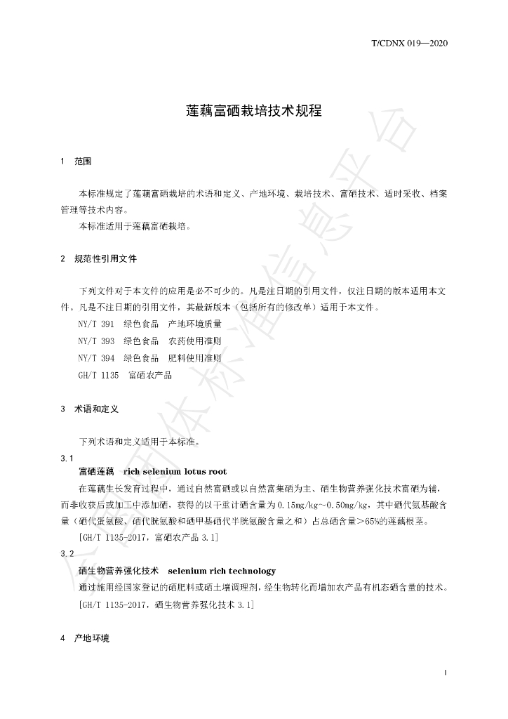 T/CDNX 019-2020 标准预览