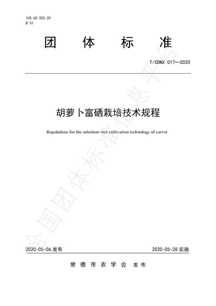 T/CDNX 017-2020 标准预览