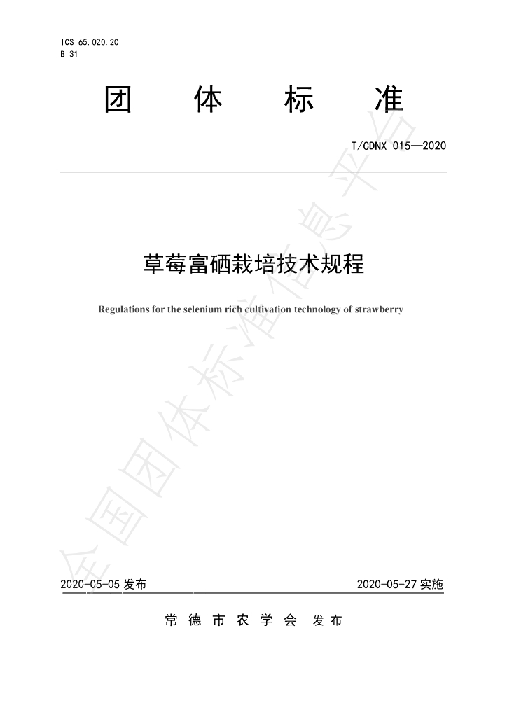 T/CDNX 015-2020 标准预览