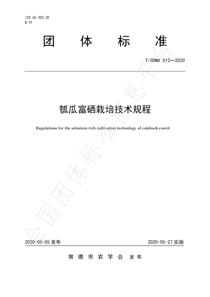 T/CDNX 012-2020 标准预览