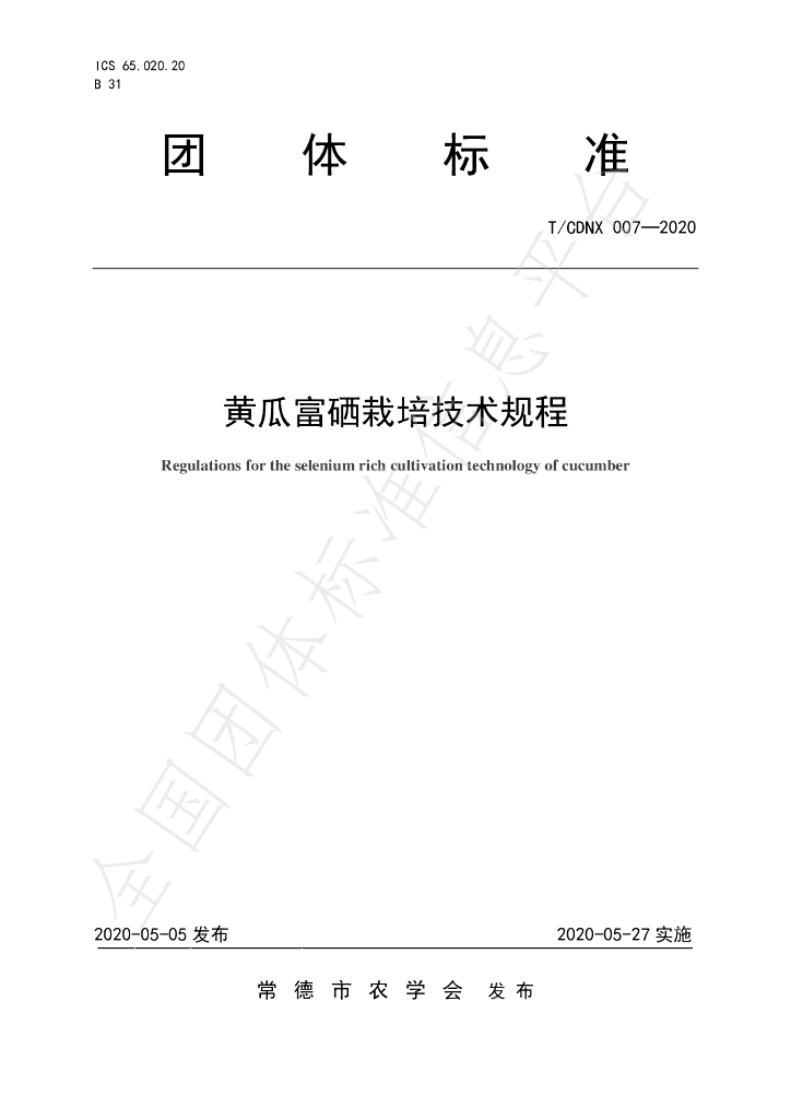 T/CDNX 007-2020 标准预览