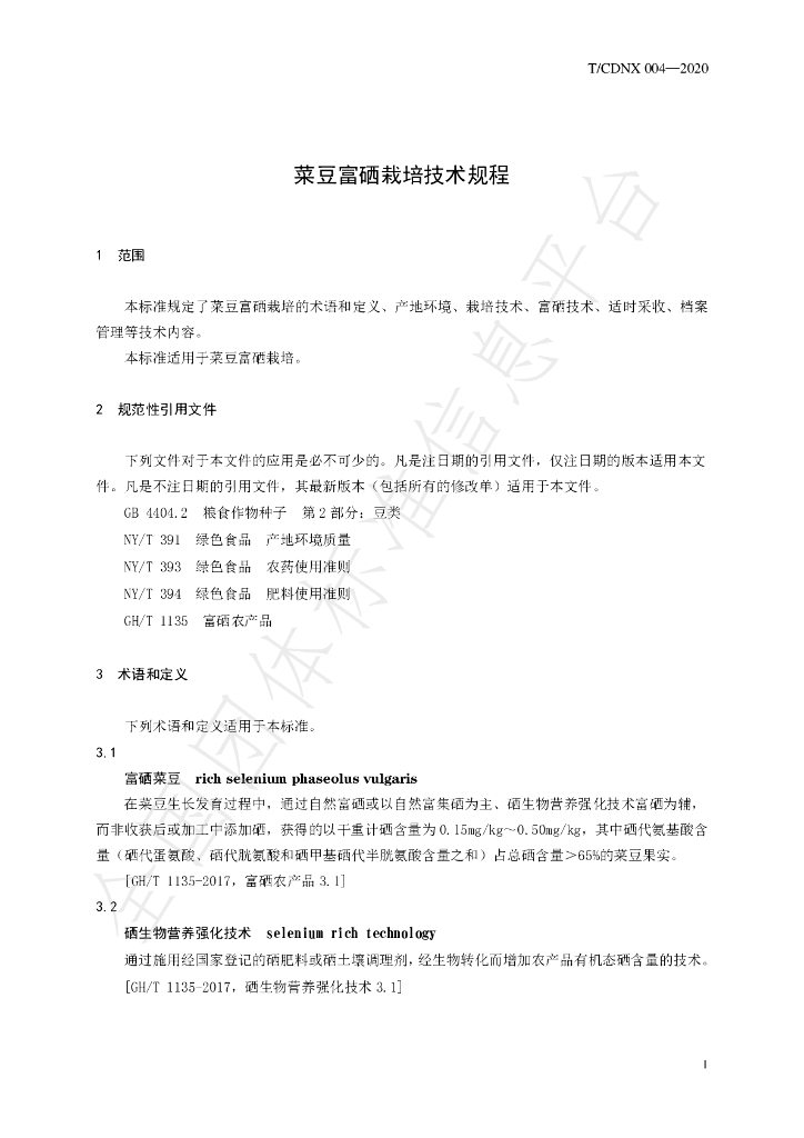T/CDNX 004-2020 标准预览