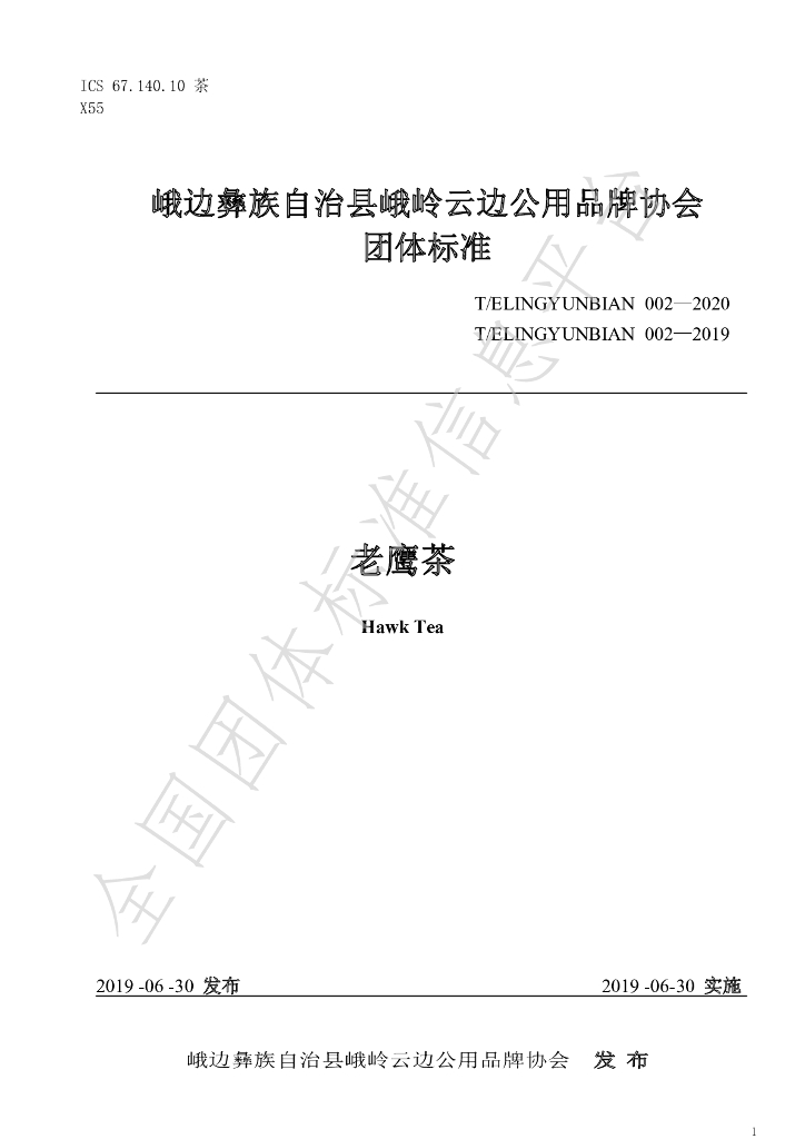 T/ELINGYUNBIAN 002-2020 标准预览