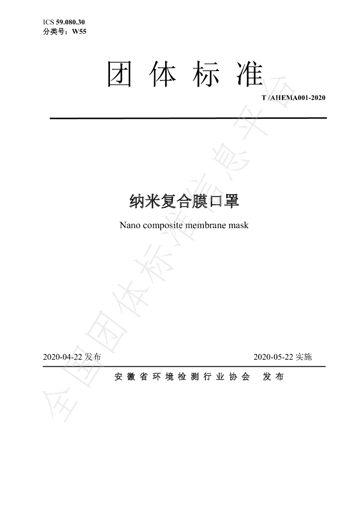 T/AHEMA 001-2020 标准预览
