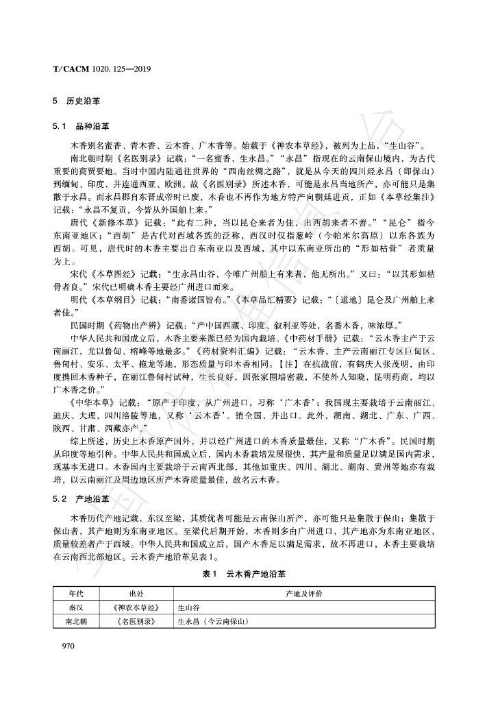 T/CACM 1020.125-2019 标准预览