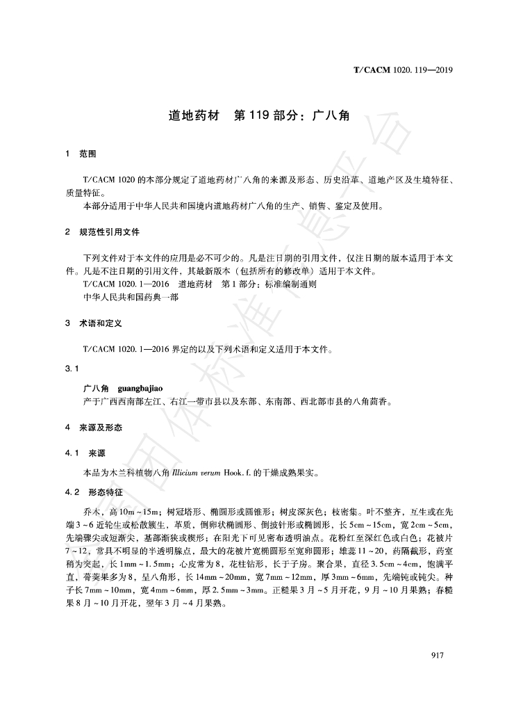 T/CACM 1020.119-2019 标准预览