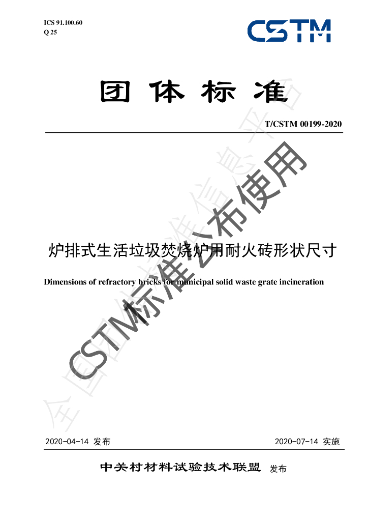 T/CSTM 00199-2020 标准预览
