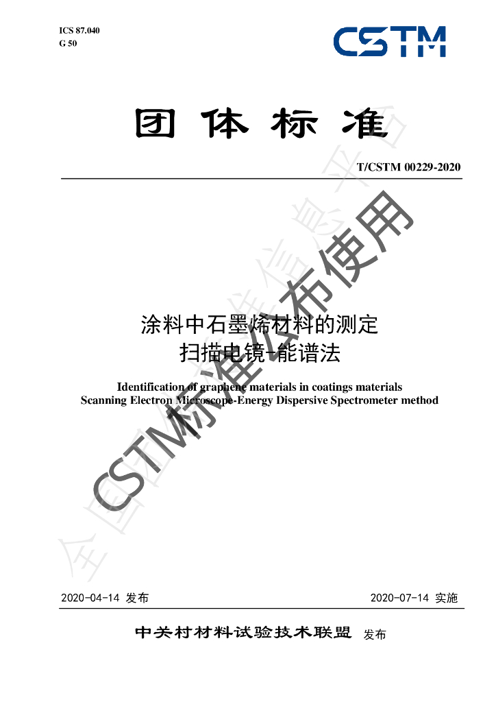 T/CSTM 00229-2020 标准预览