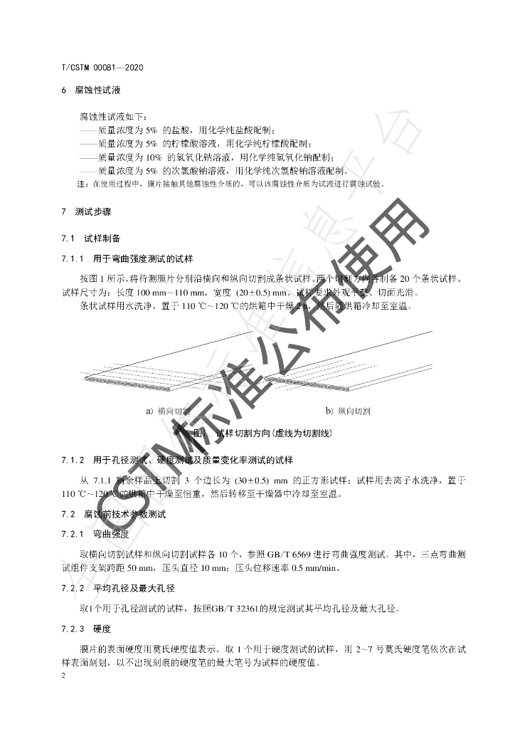 T/CSTM 00081-2020 标准预览