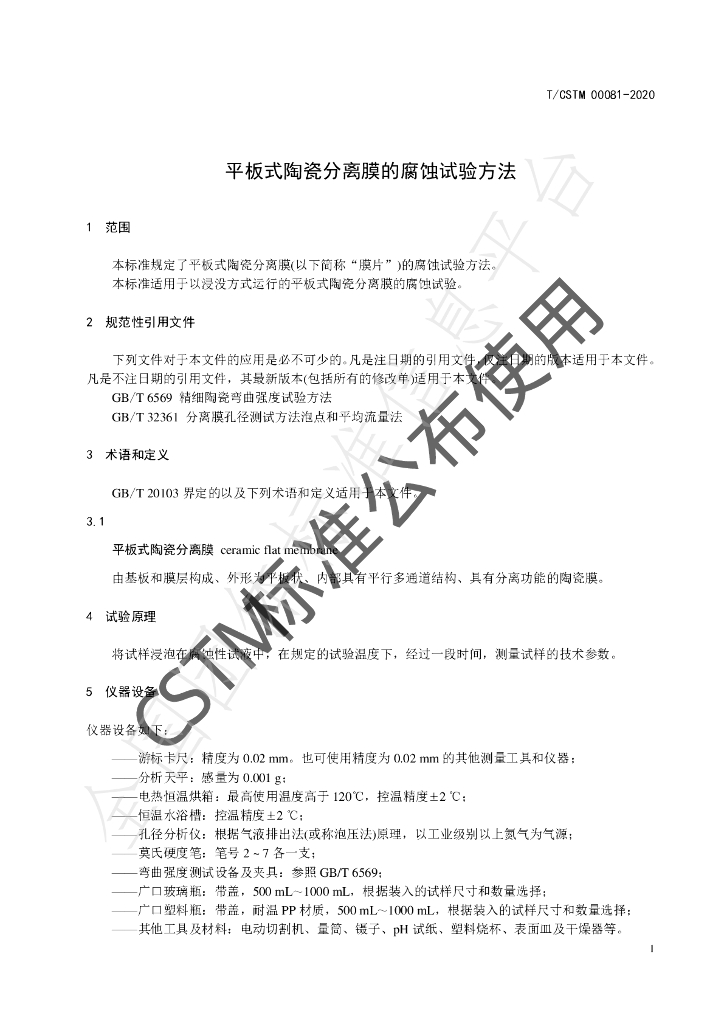 T/CSTM 00081-2020 标准预览